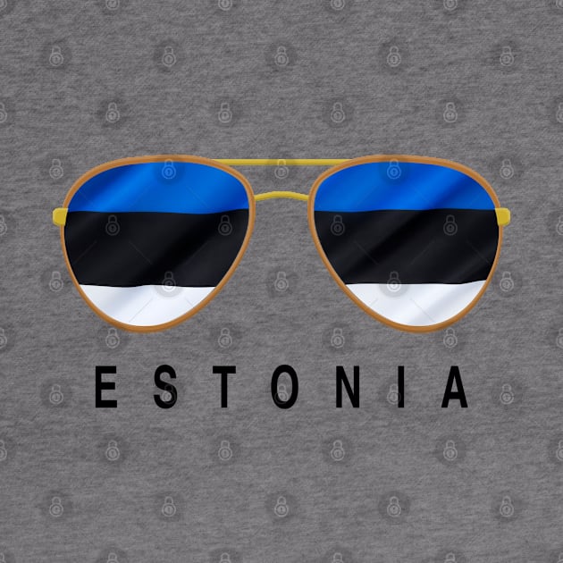 Estonia Sunglasses, Estonia Flag, Estonia gift , Estonian by JayD World